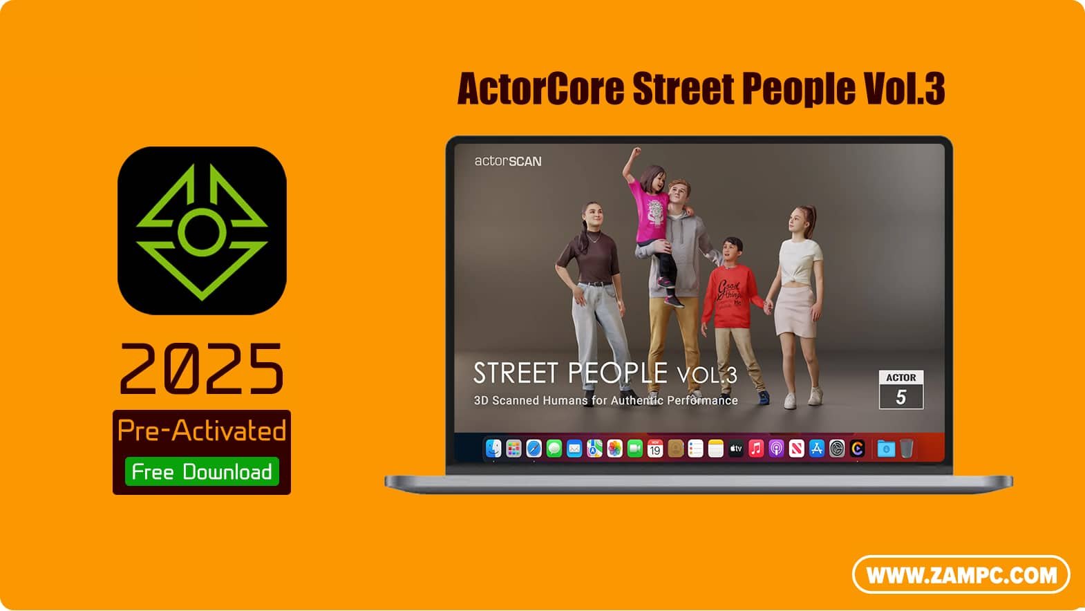 Reallusion ActorCore Street People Vol.3 ZamPC