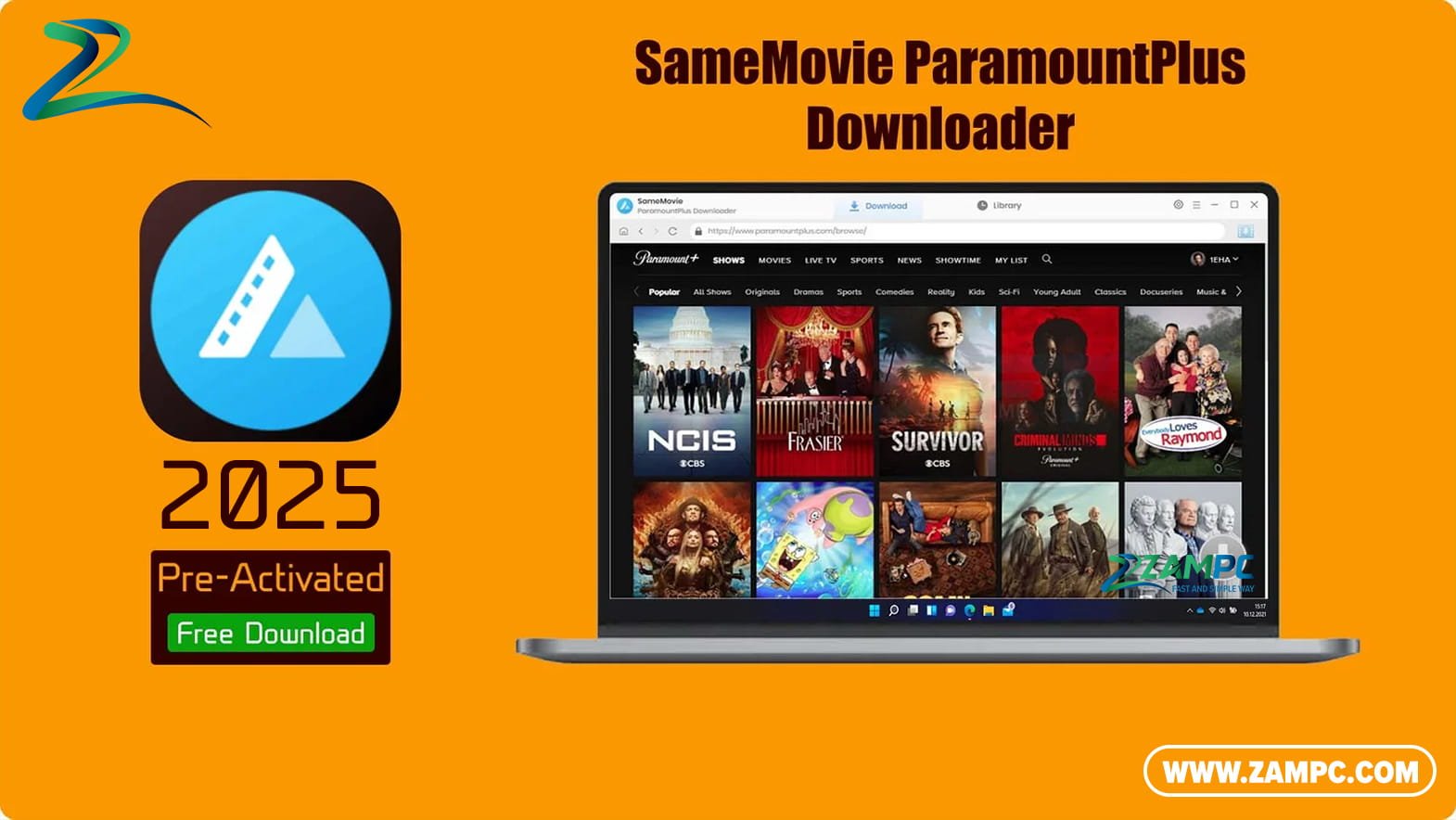 SameMovie ParamountPlus Downloader ZamPC