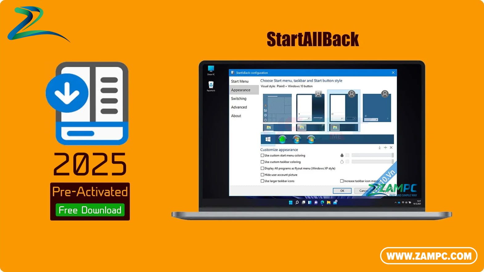 StartAllBack++ ZamPC