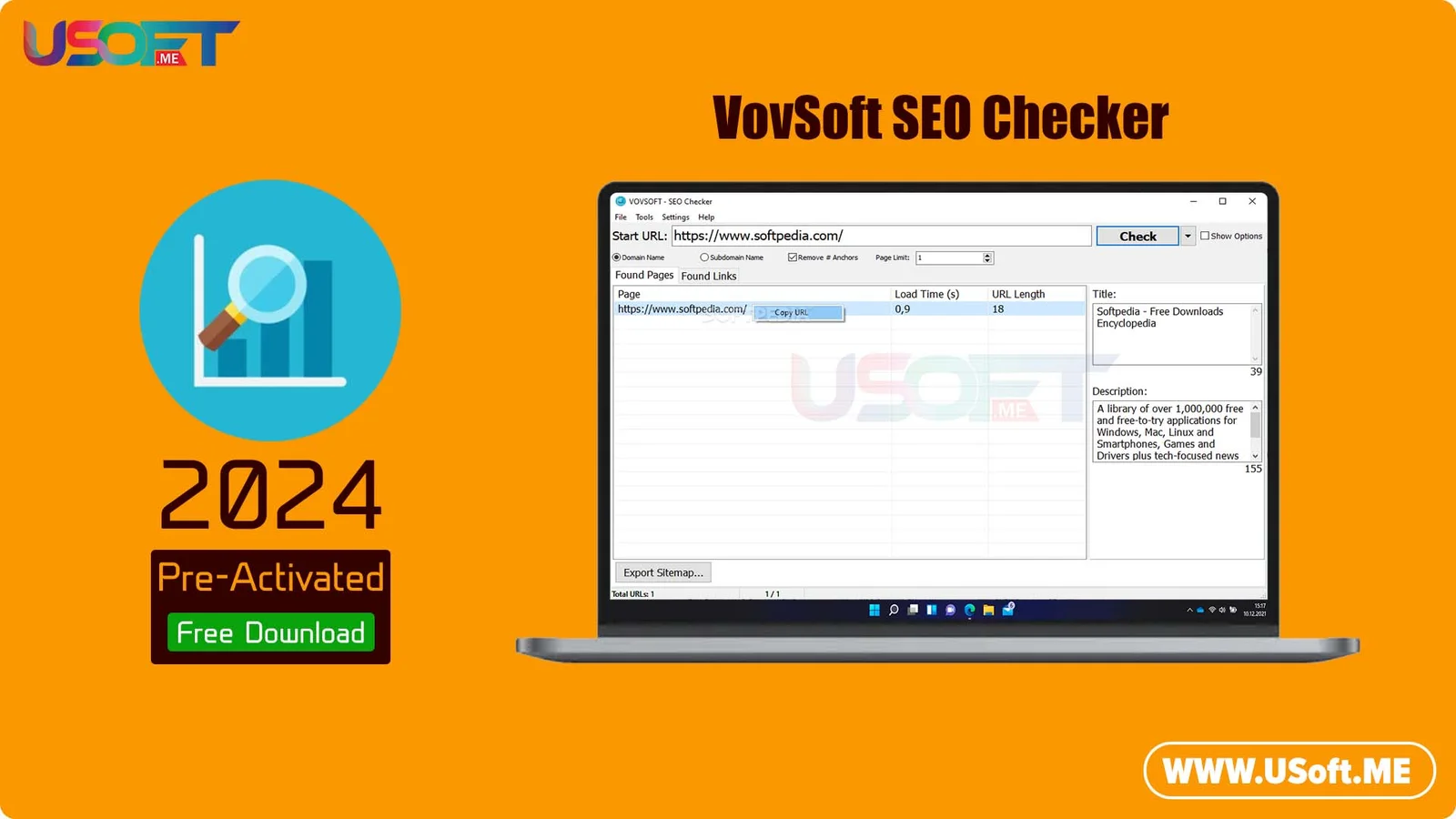 VovSoft SEO Checker ZamPC
