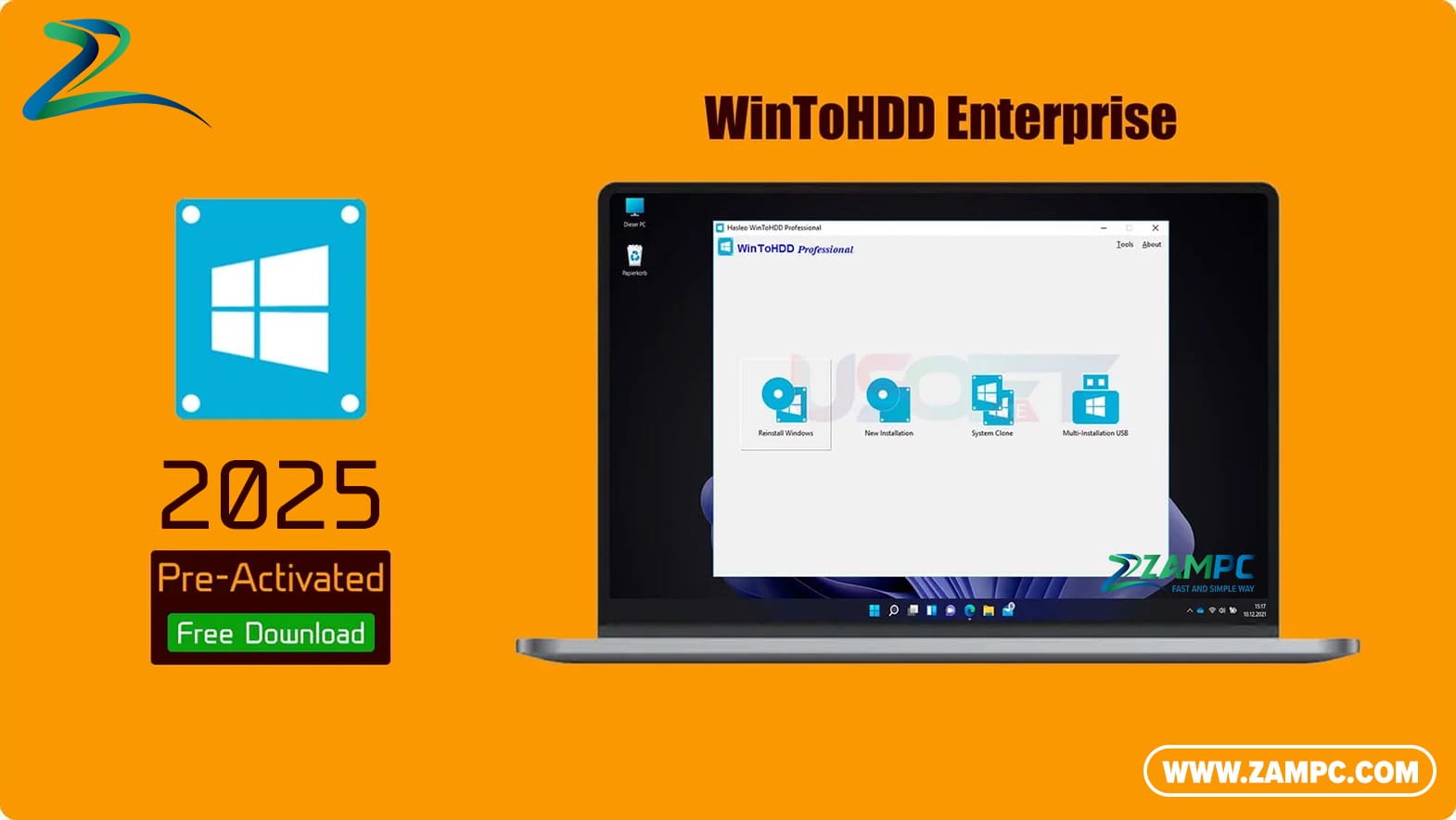 WinToHDD Enterprise ZamPC