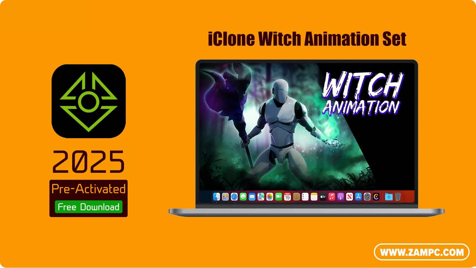 iClone Witch Animation Set ZamPC