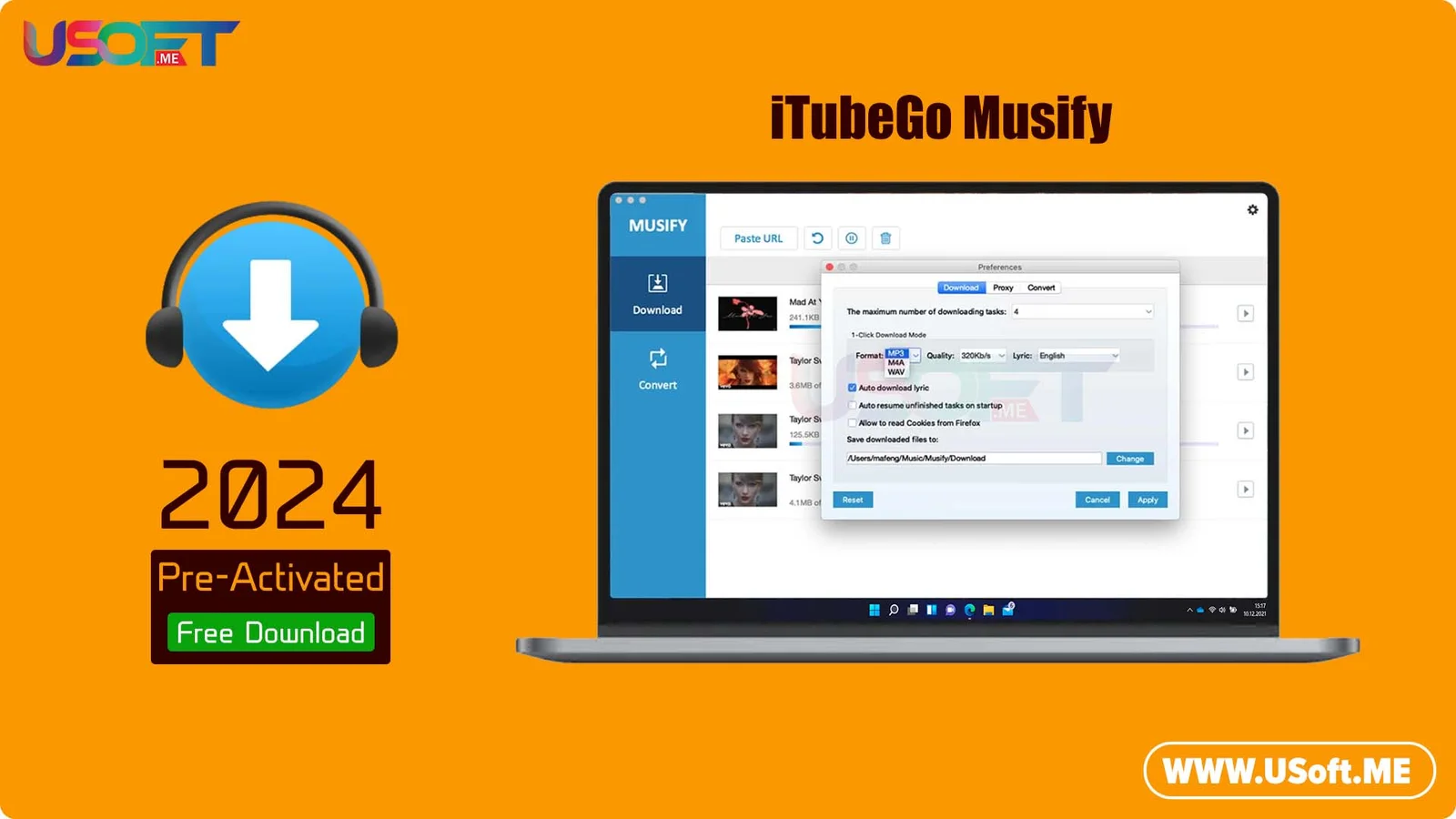 iTubeGo Musify ZamPC