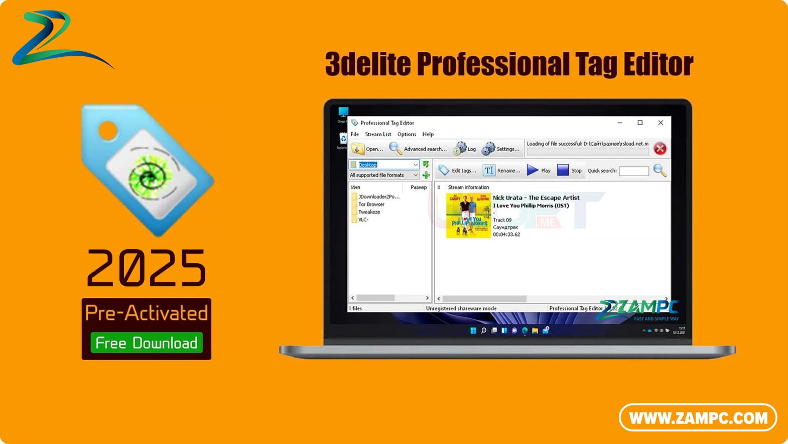3delite Professional Tag Editor ZamPC