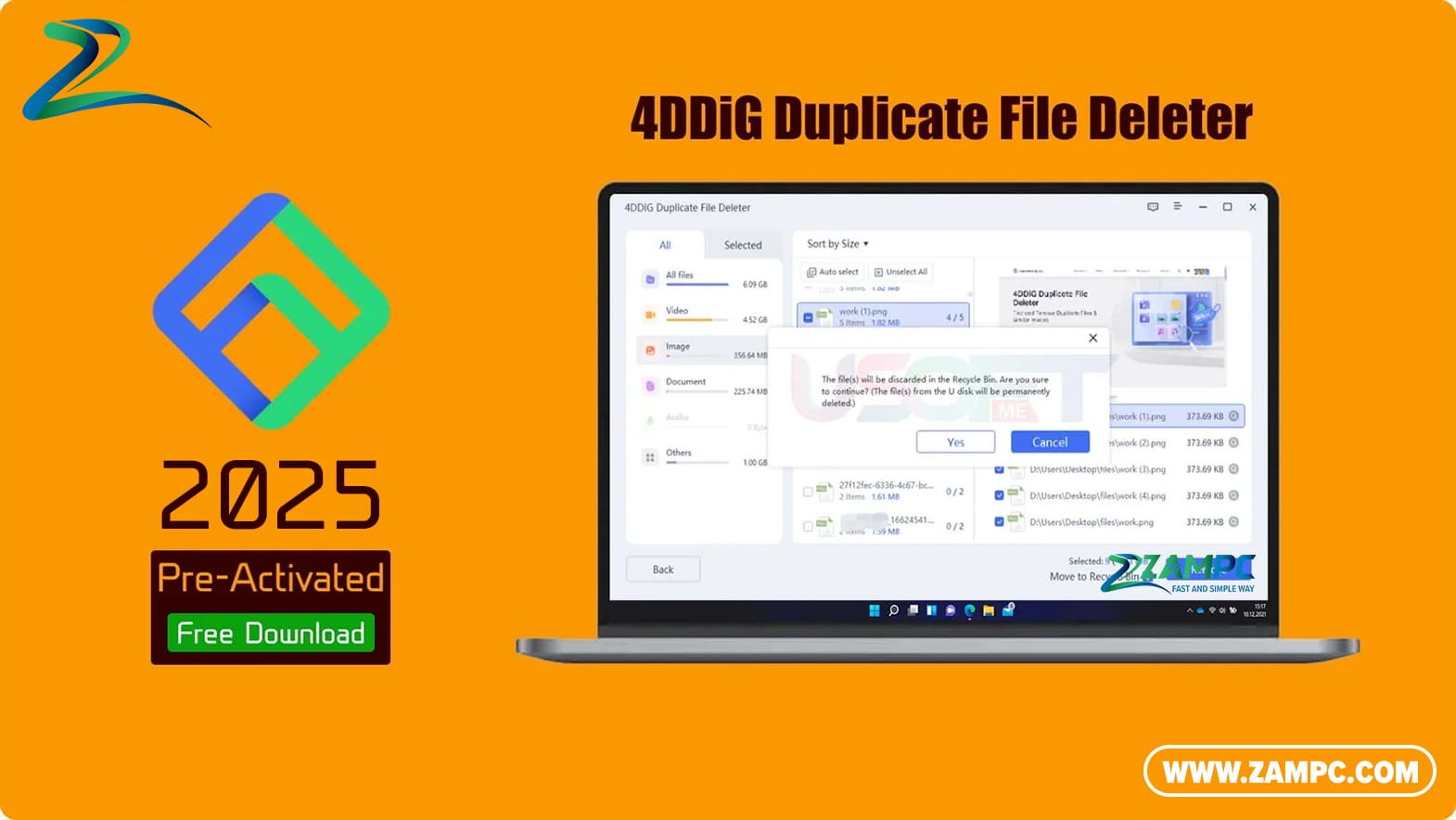 4DDiG Duplicate File Deleter ZamPC
