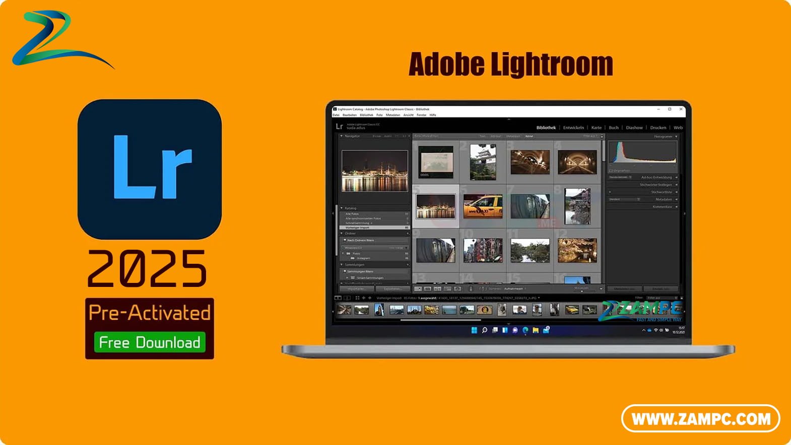Adobe Lightroom ZamPC