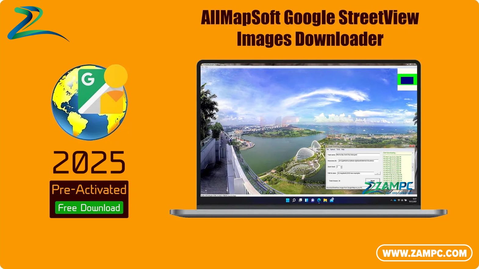 AllMapSoft Google StreetView Images Downloader ZamPC