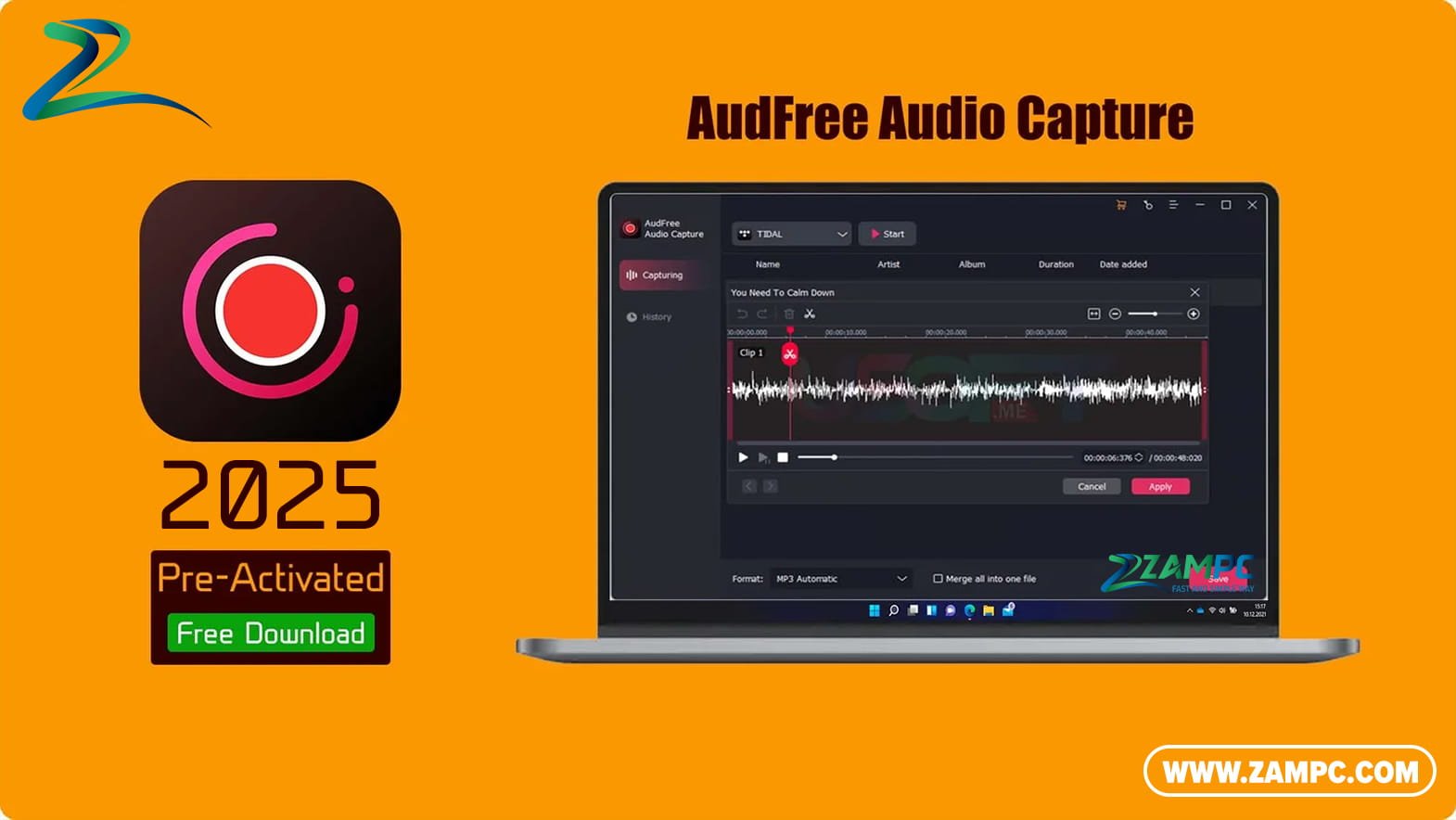 AudFree Audio Capture ZamPC