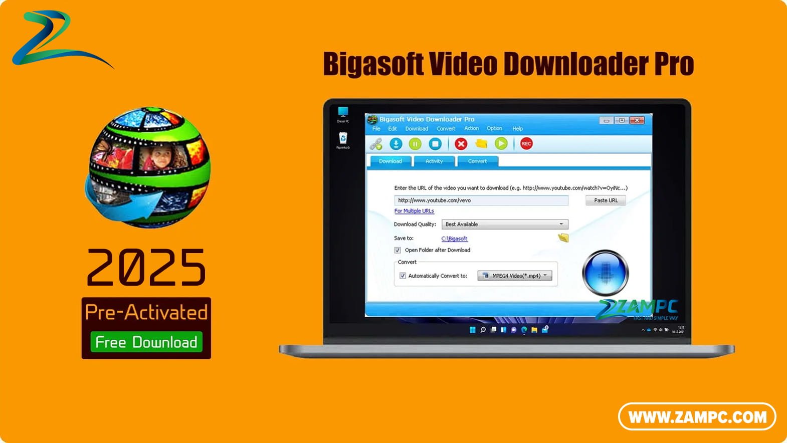 Bigasoft Video Downloader Pro ZamPC