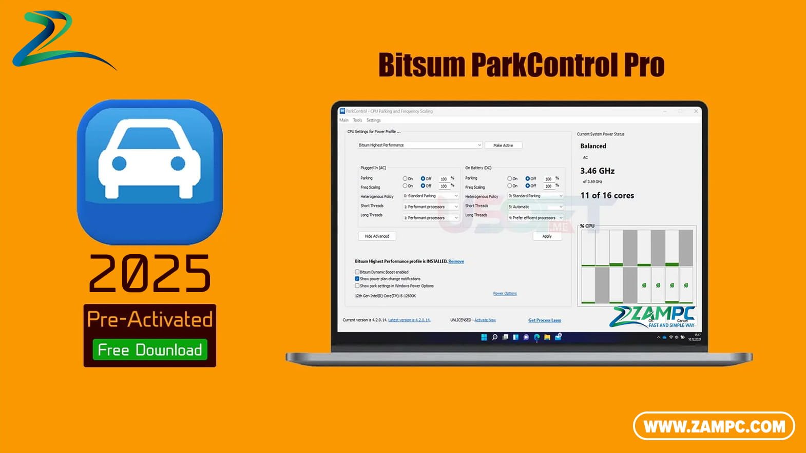 Bitsum ParkControl Pro ZamPC
