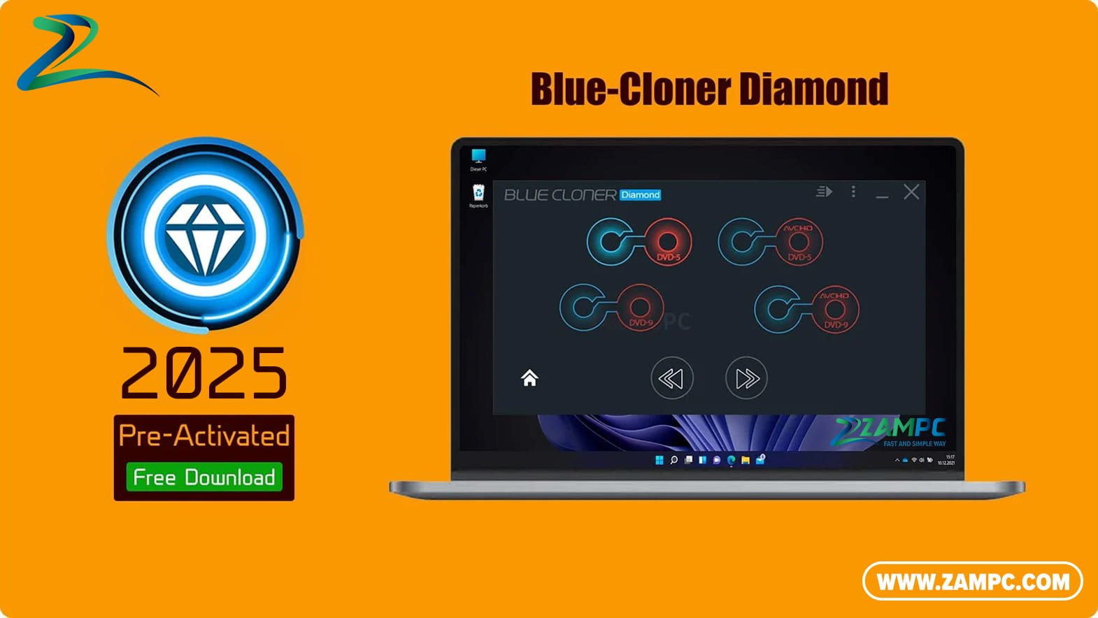 Blue-Cloner Diamond ZamPC