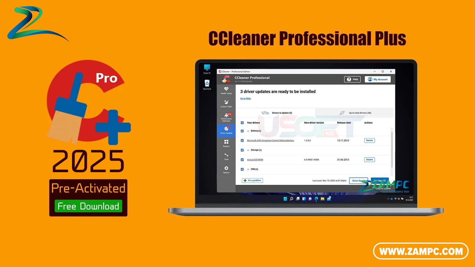 CCleaner Professional Plus ZamPC