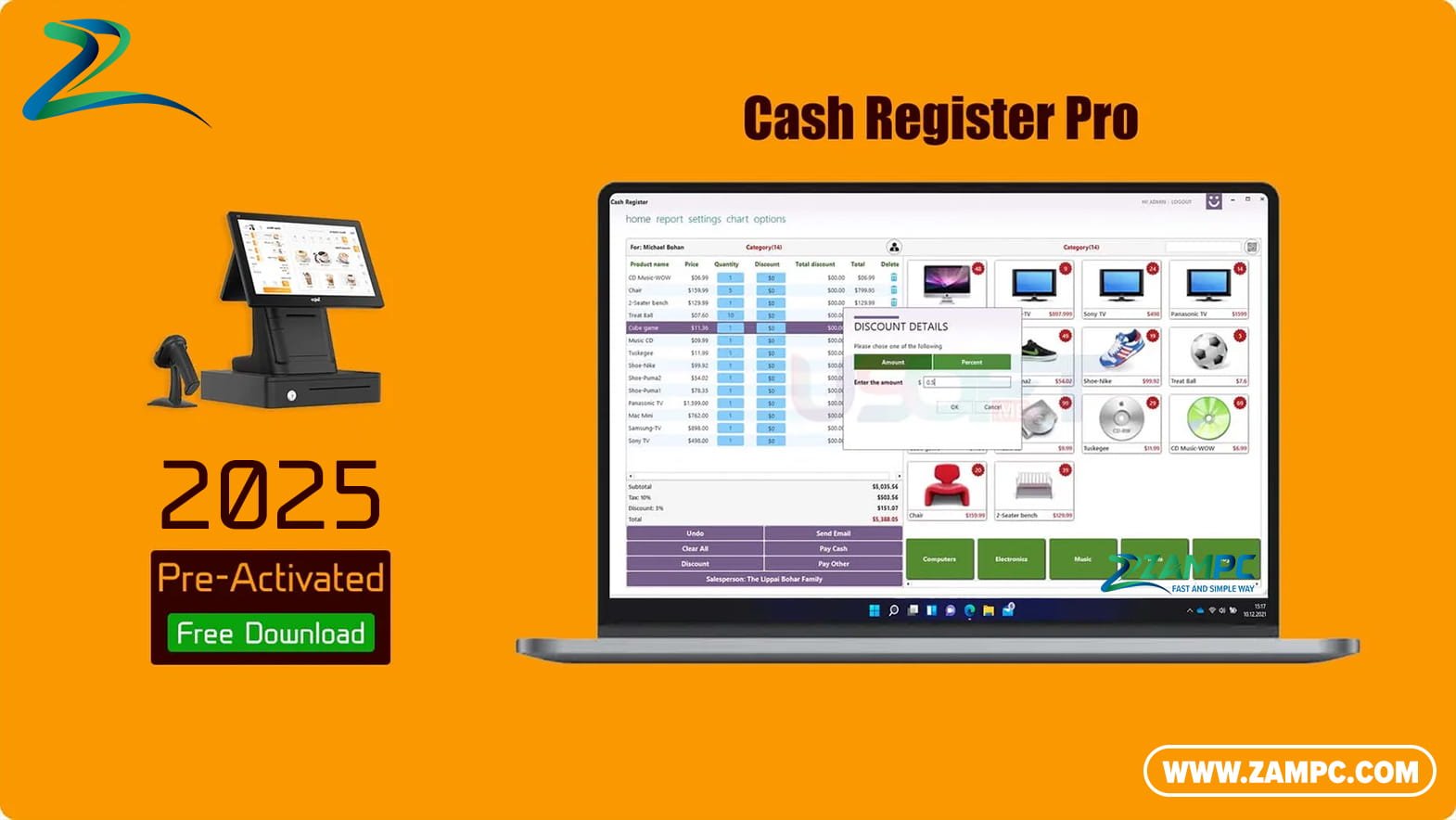 Cash Register Pro ZamPC