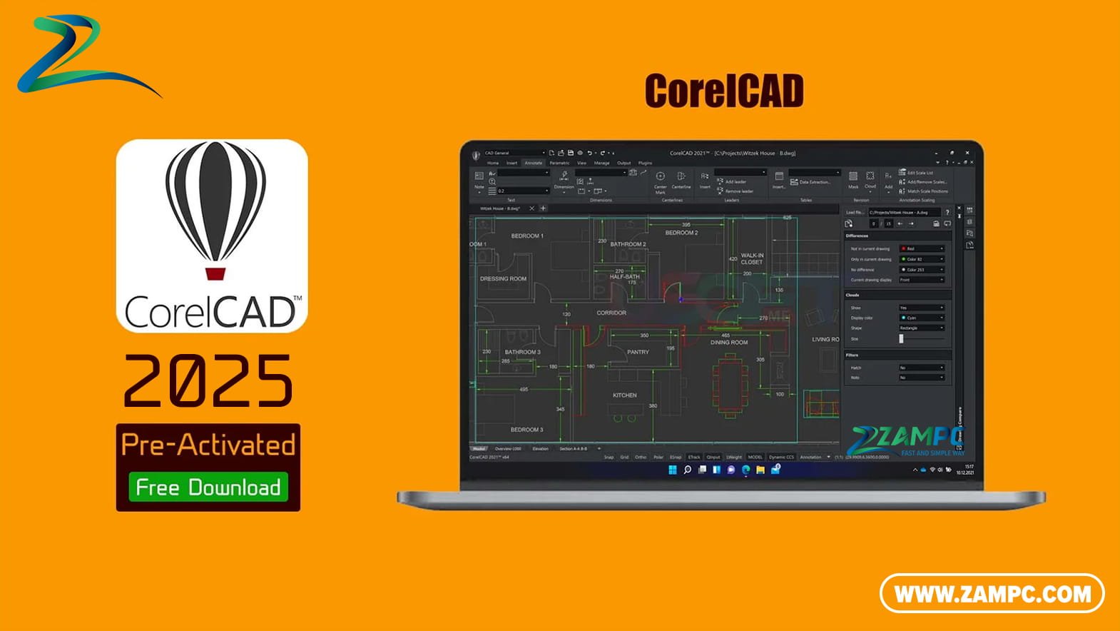 CorelCAD ZamPC