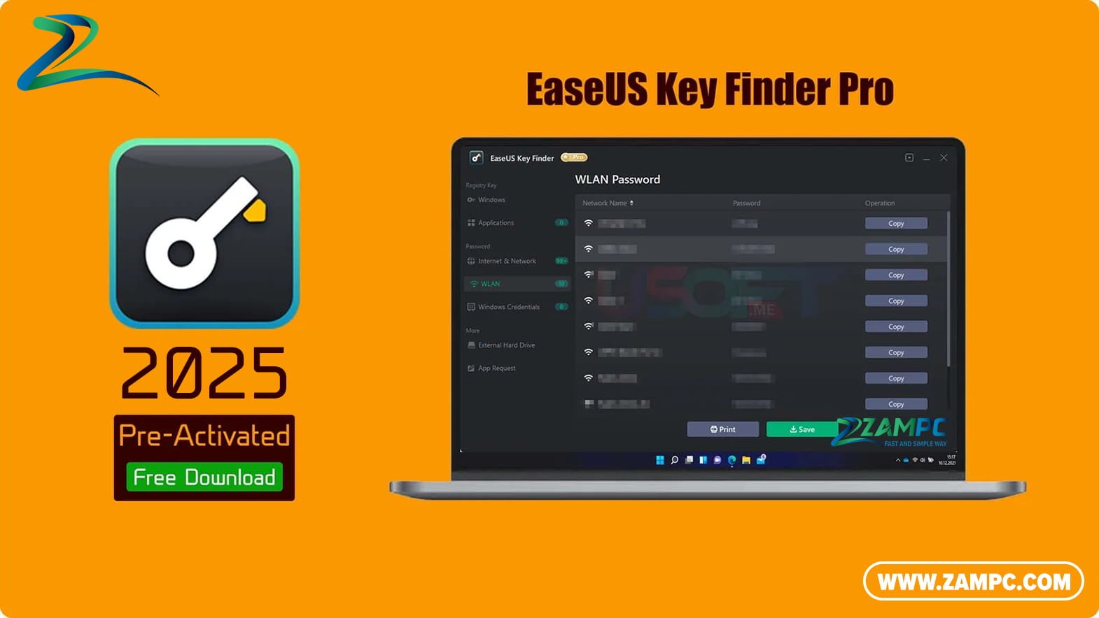 EaseUS Key Finder Pro ZamPC