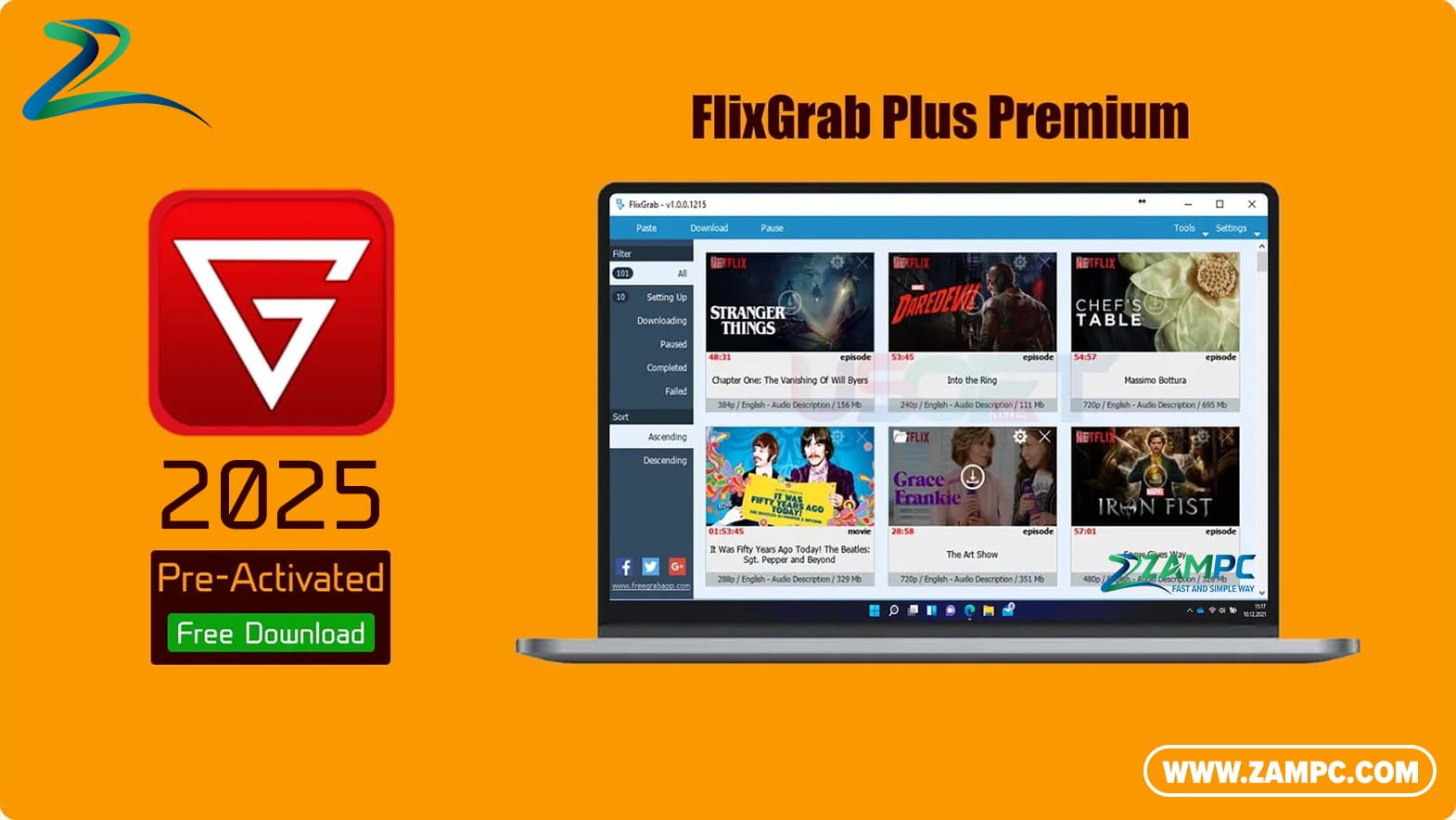 FlixGrab Plus Premium ZamPC