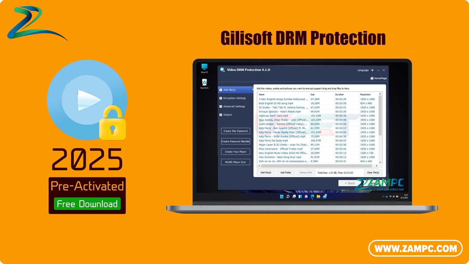 Gilisoft DRM Protection ZamPC