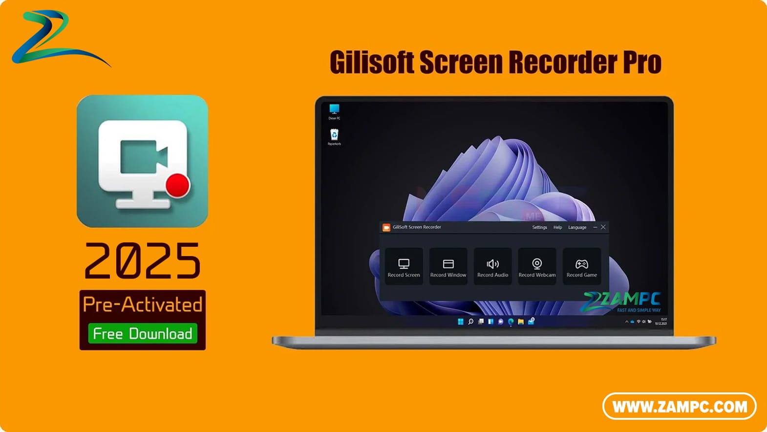 Gilisoft Screen Recorder Pro ZamPC