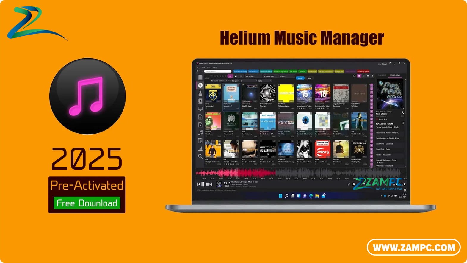 Helium Music Manager ZamPC