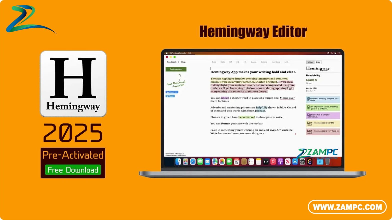 Hemingway Editor ZamPC