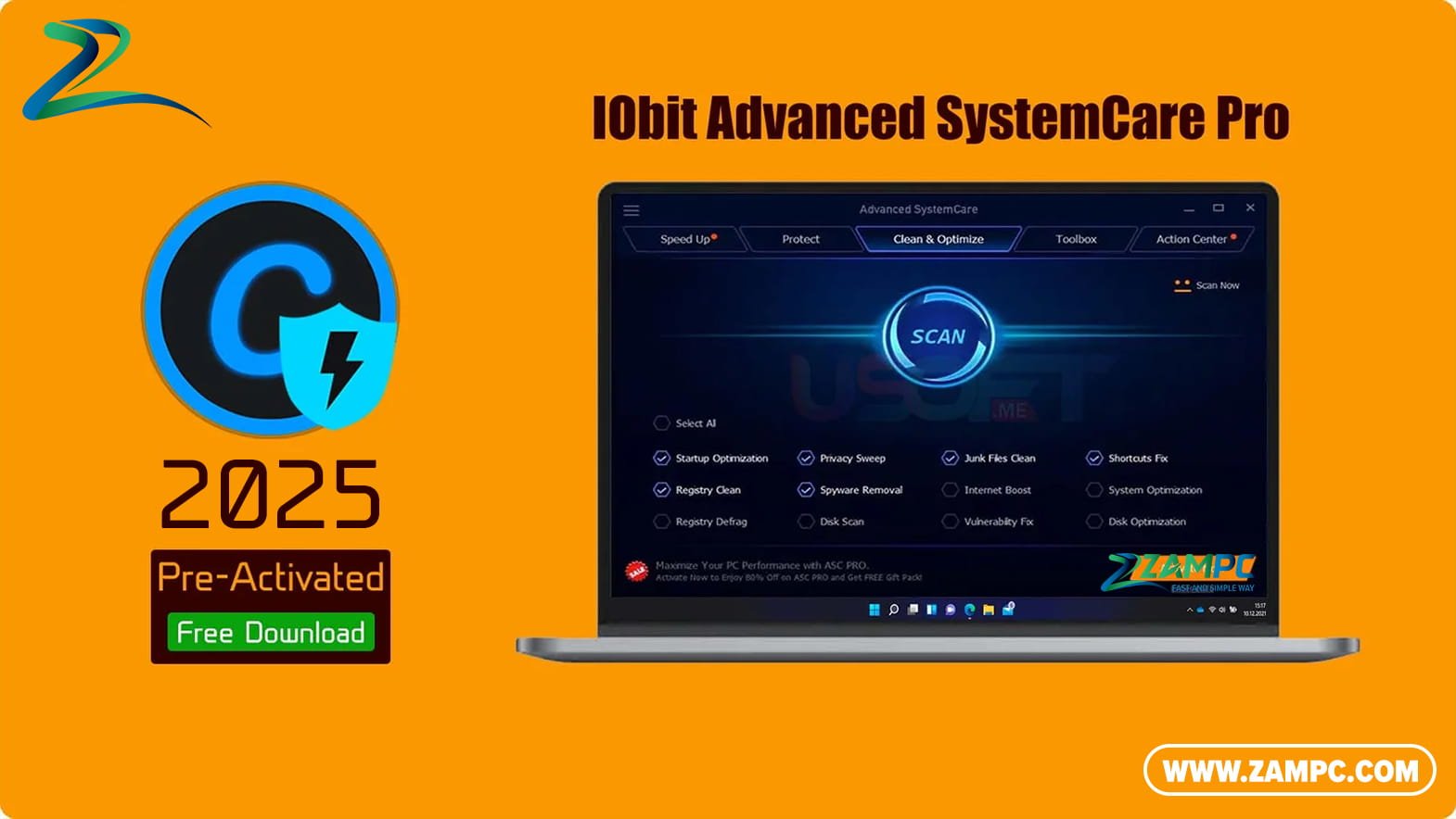 IObit Advanced SystemCare Pro ZamPC