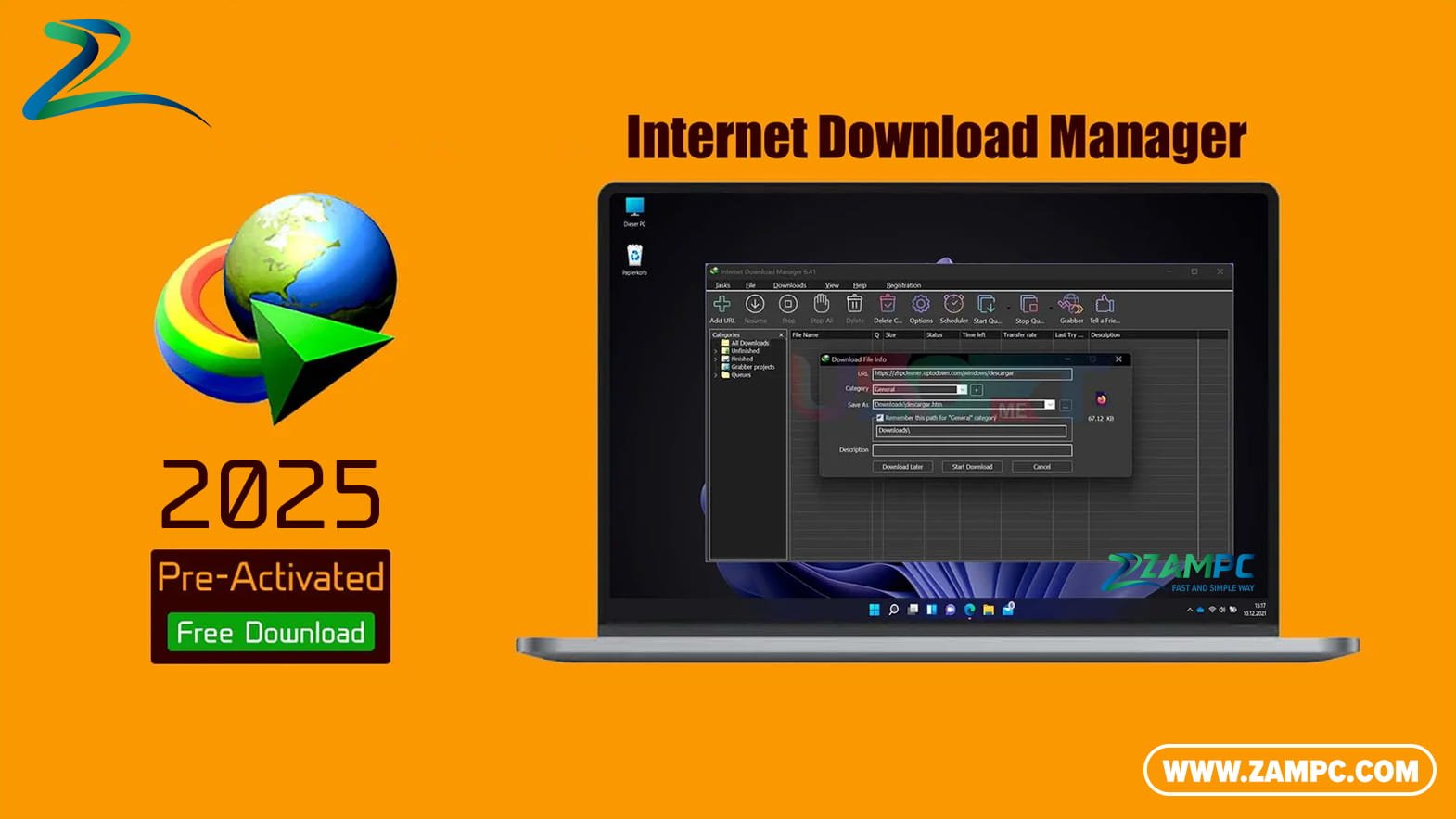 Internet Download Manager ZamPC