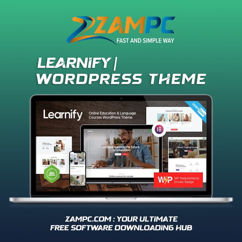 Learnify WordPress Theme ZamPC