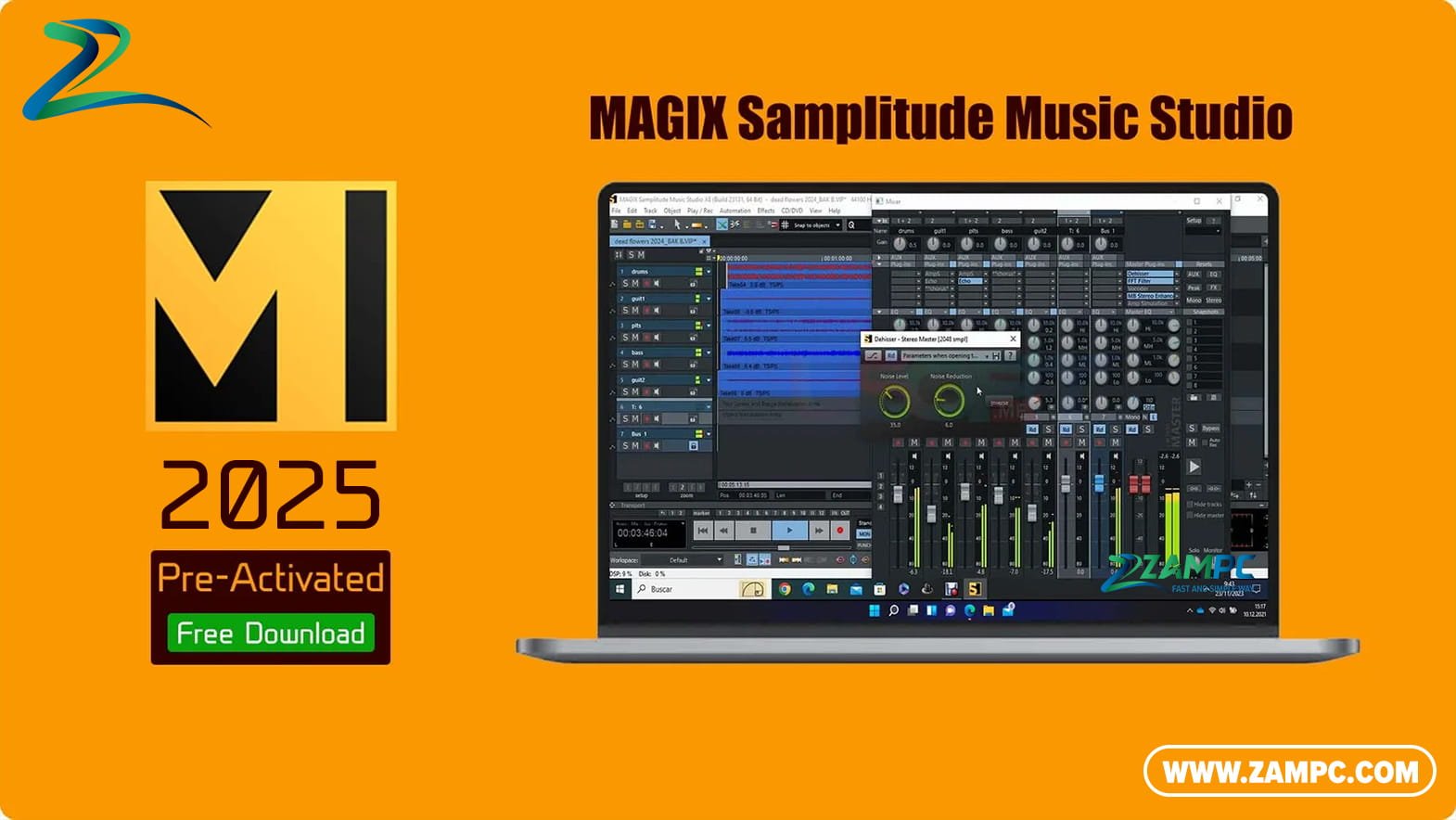 MAGIX Samplitude Music Studio ZamPC