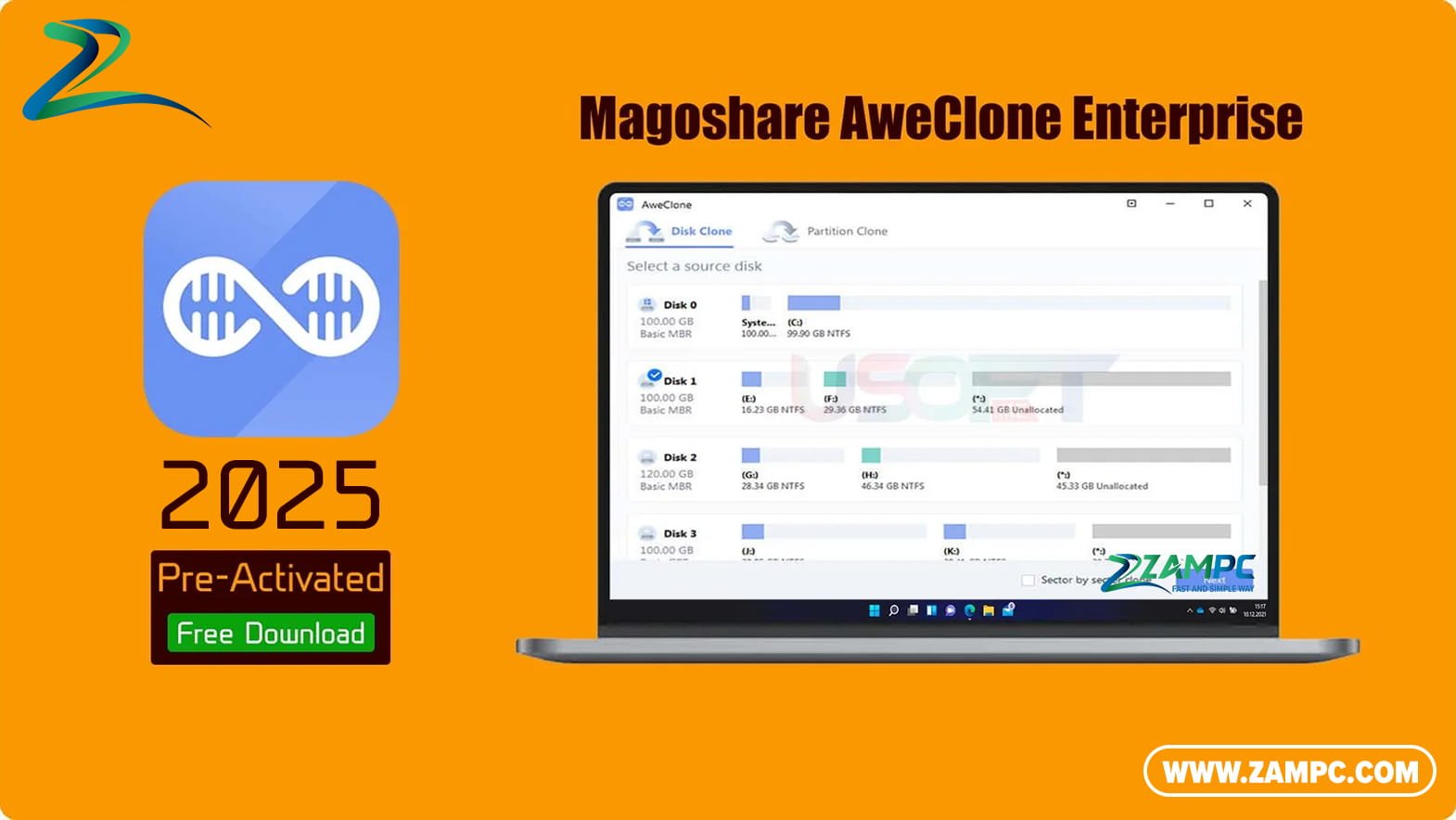 Magoshare AweClone Enterprise ZamPC