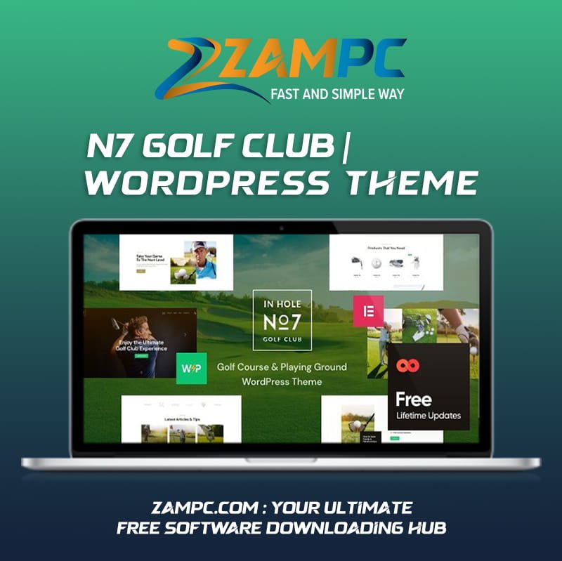N7 Golf Club WordPress Theme ZamPC