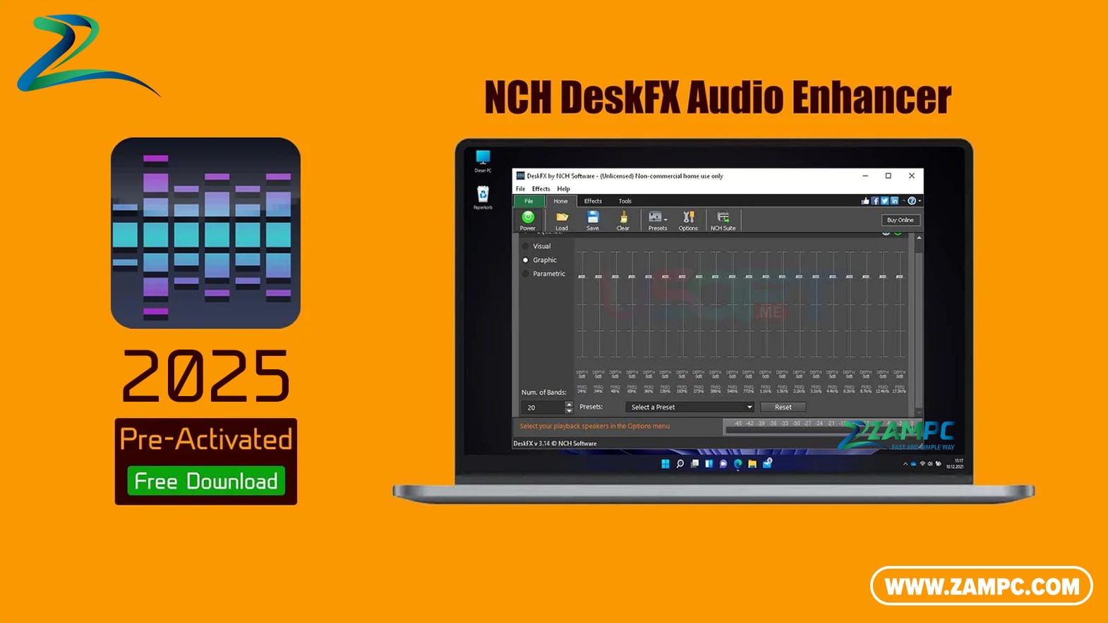 NCH DeskFX Audio Enhancer ZamPC