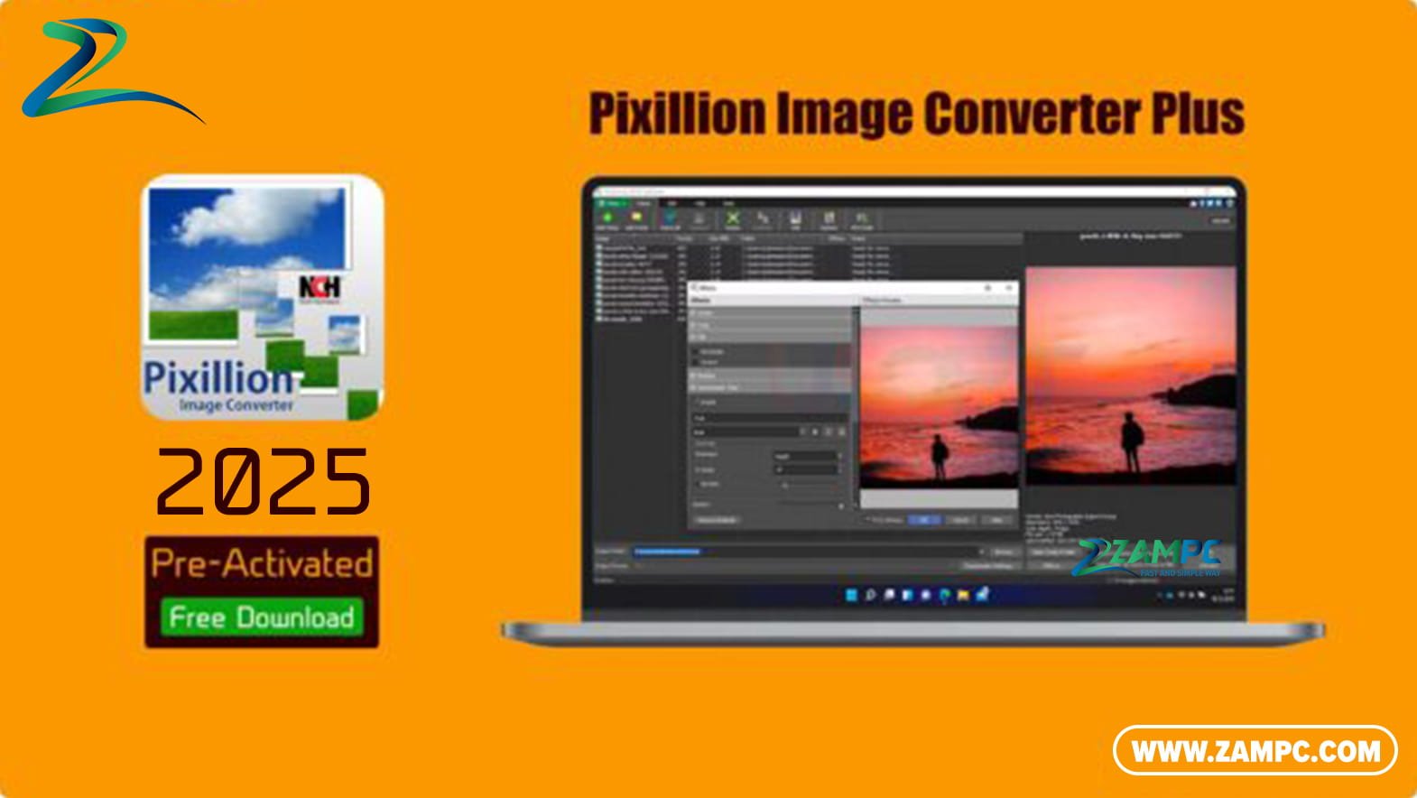 NCH Pixillion Image Converter Plus ZamPC