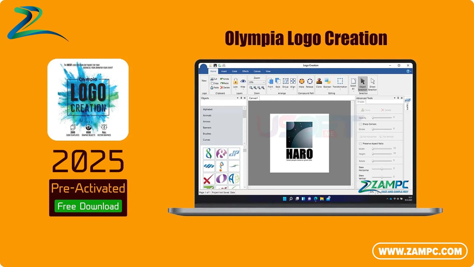 Olympia Logo Creation ZamPC