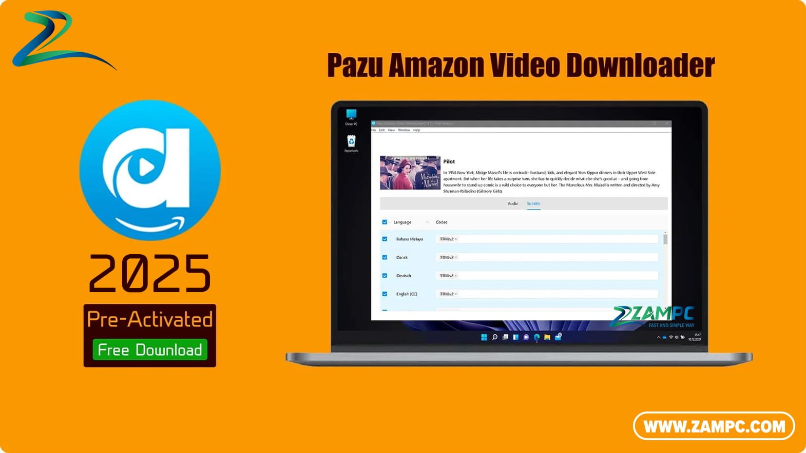 Pazu Amazon Video Downloader ZamPC