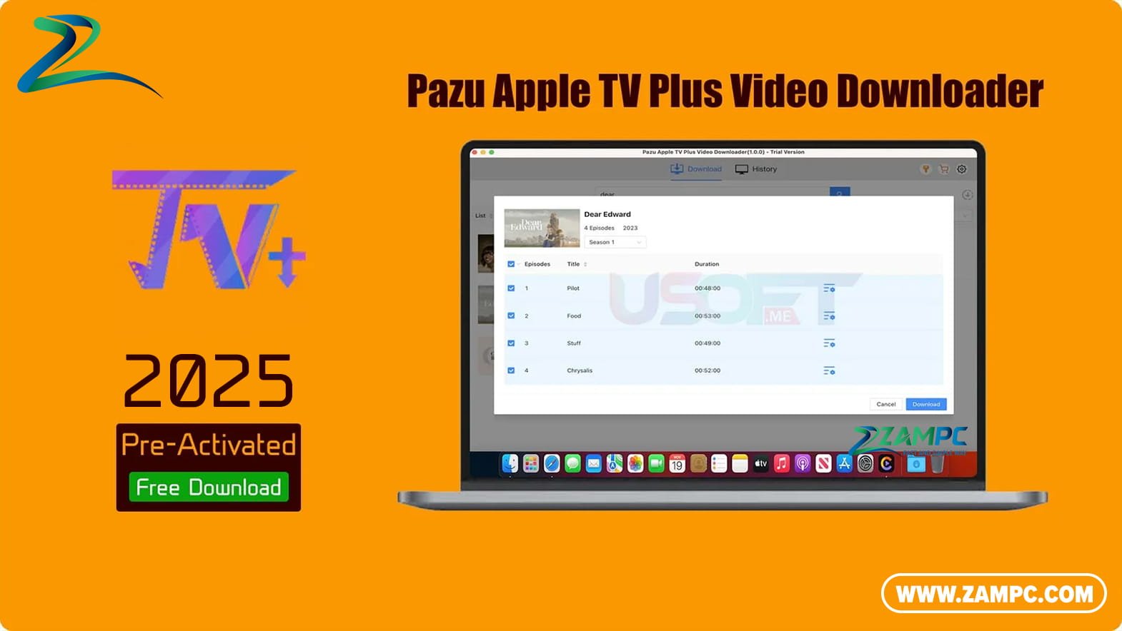 Pazu Apple TV Plus Video Downloader ZamPC