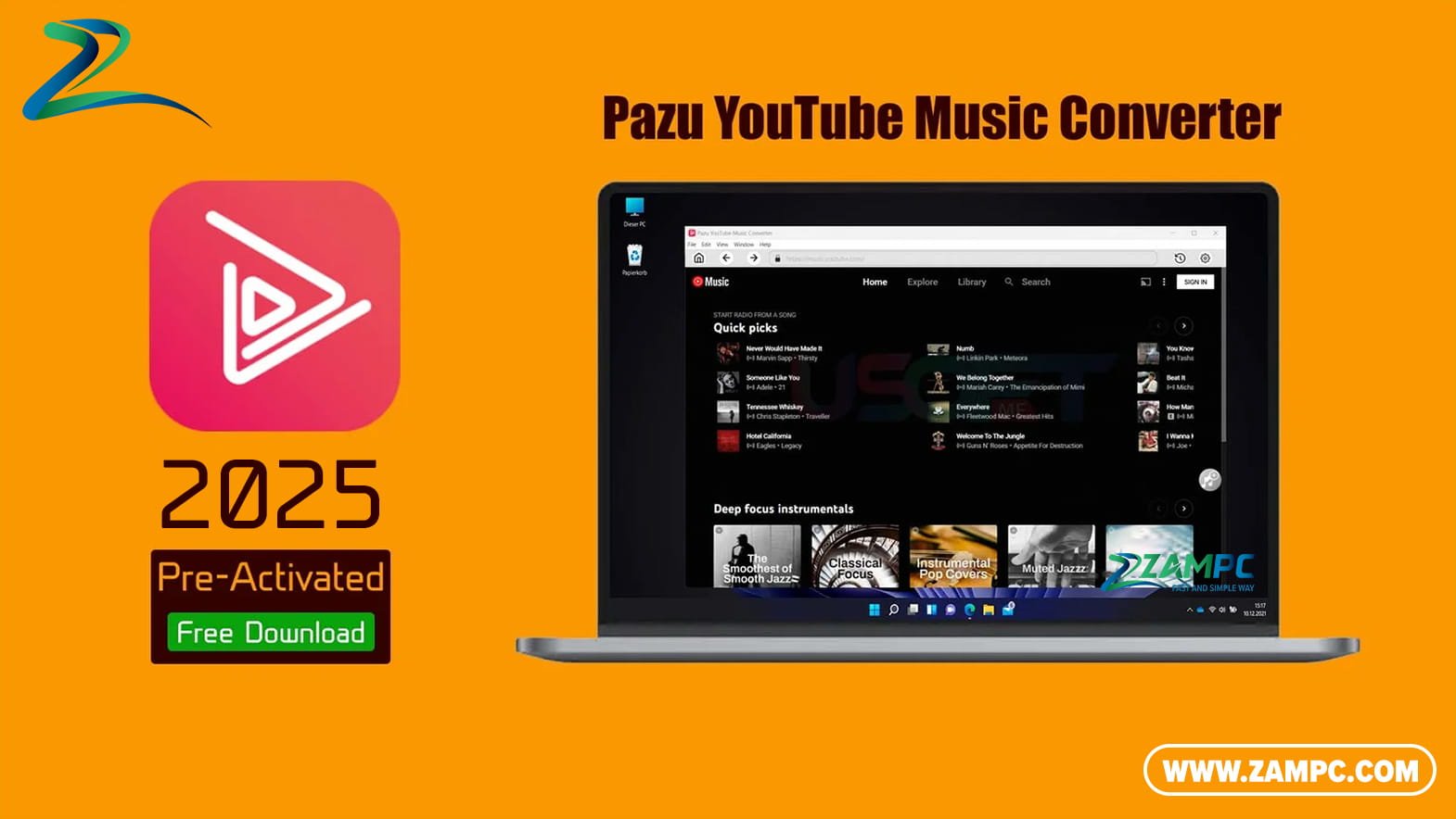Pazu YouTube Music Converter ZamPC