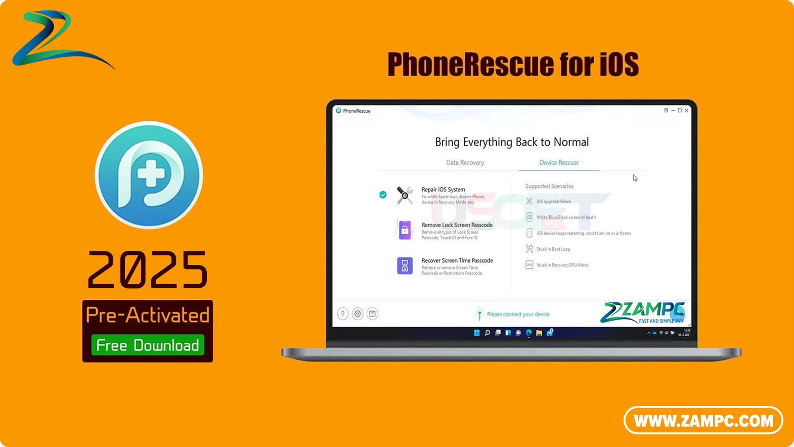 PhoneRescue for iOS ZamPC