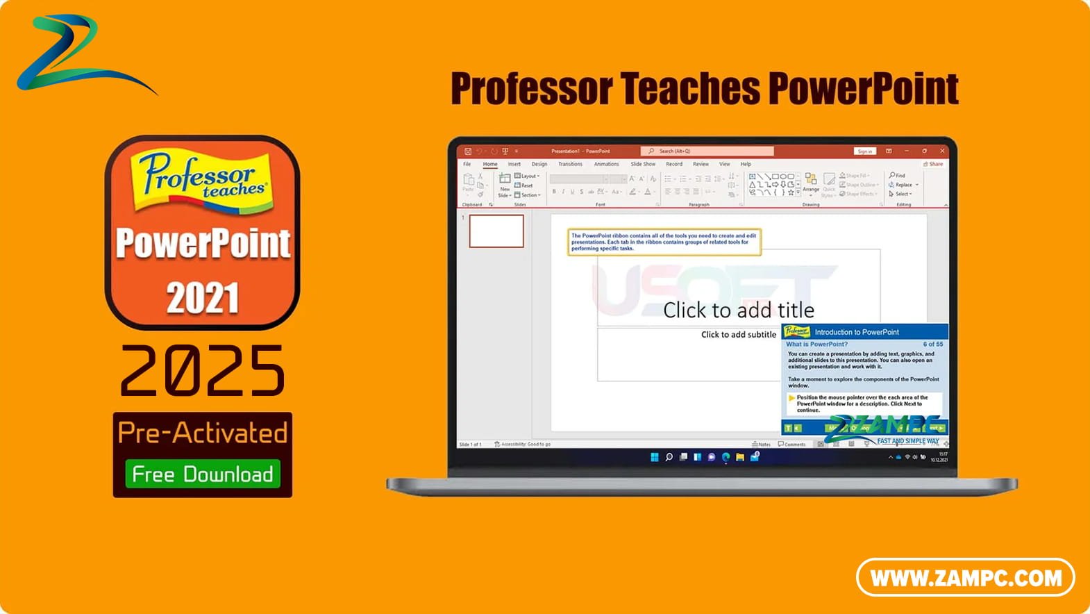 Professor Teaches PowerPoint ZamPC