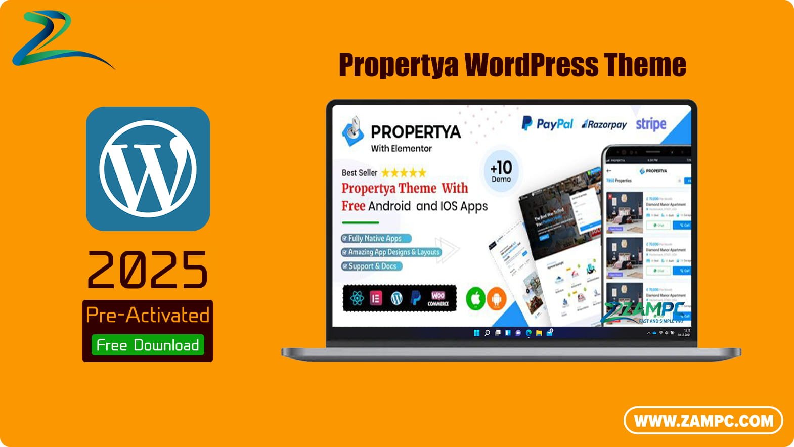 Propertya WordPress Theme ZamPC