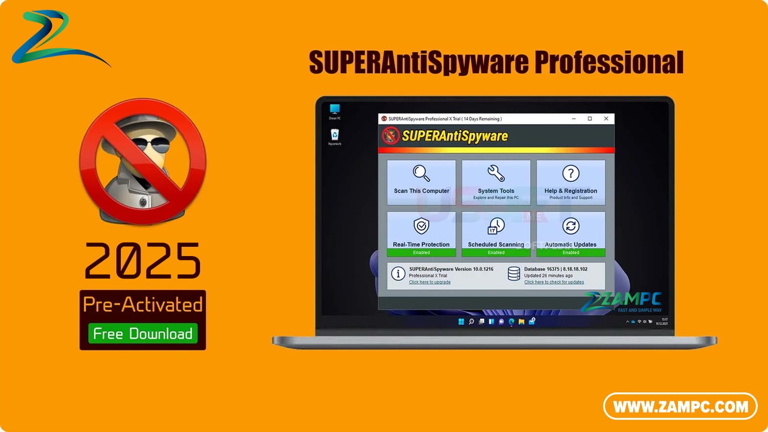 SUPERAntiSpyware Professional ZamPC