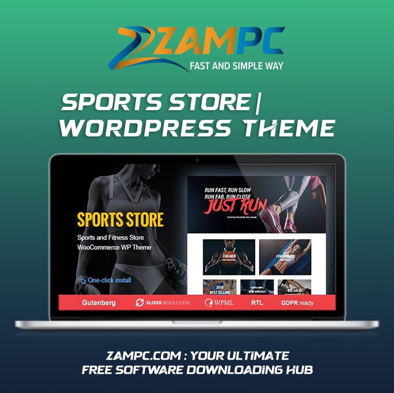 Sports Store WordPress Theme ZamPC