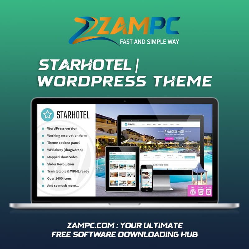 Starhotel WordPress Theme ZamPC