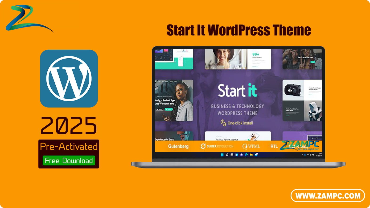 Start It WordPress Theme ZamPC