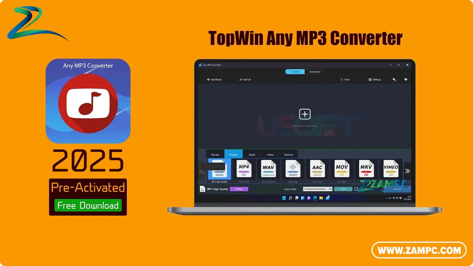 TopWin Any MP3 Converter ZamPC