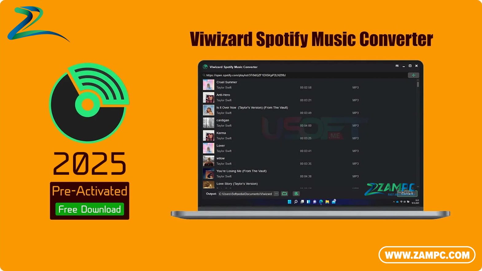 Viwizard Spotify Music Converter ZamPC