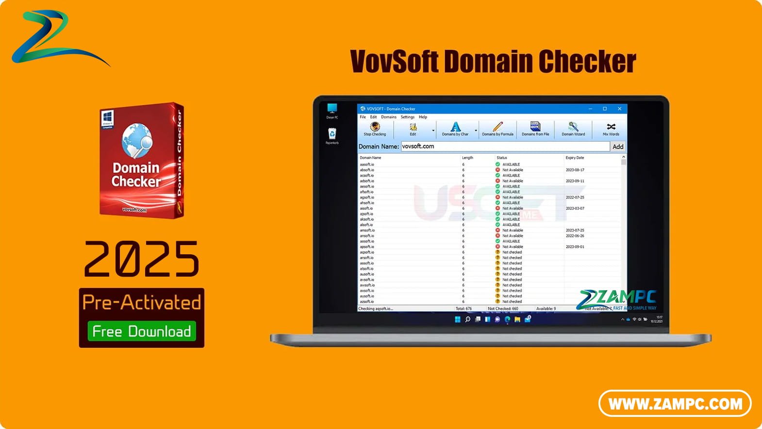 VovSoft Domain Checker ZamPC