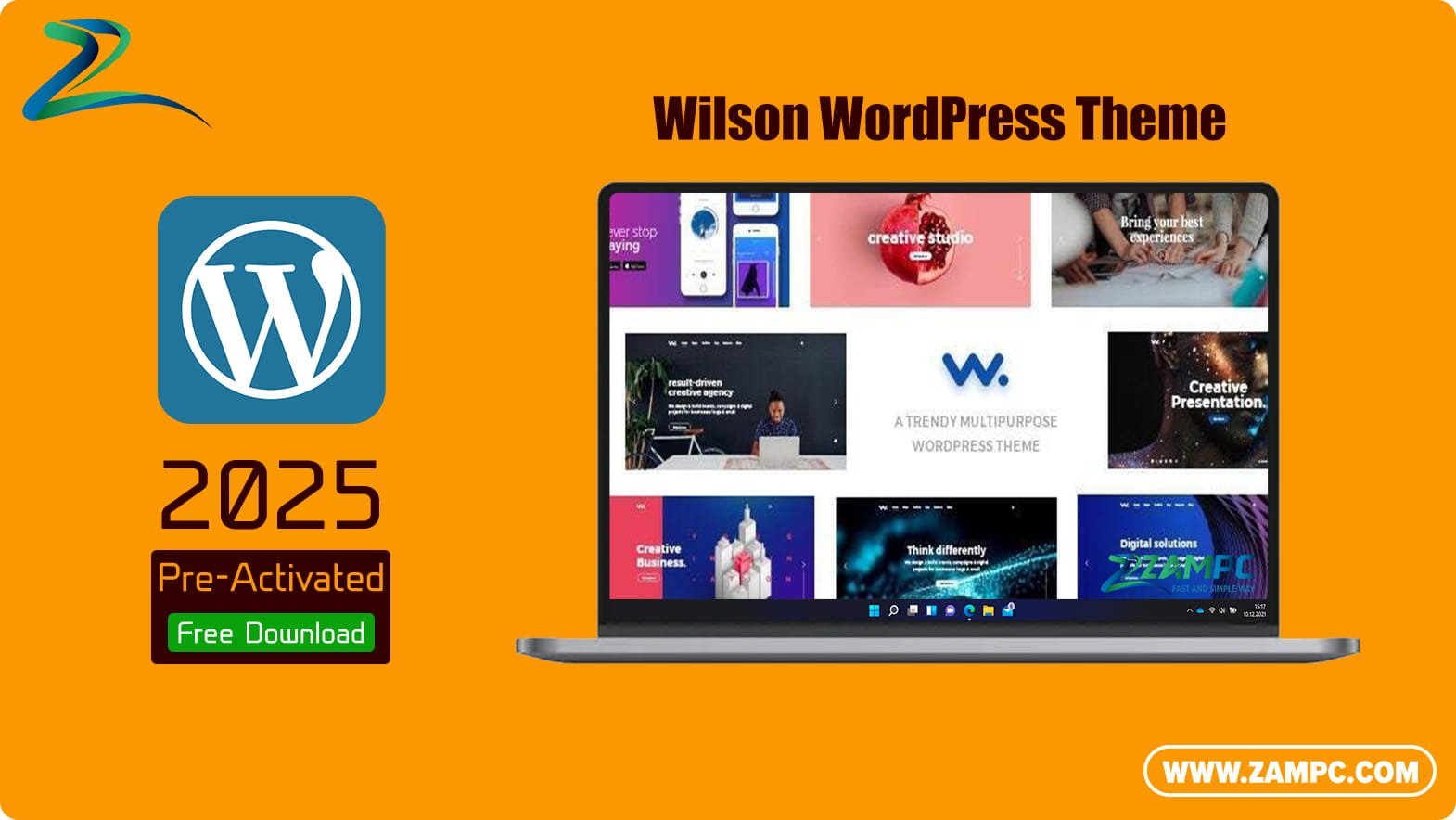 Wilson WordPress Theme ZamPC