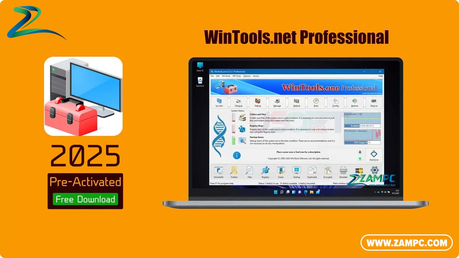 WinTools.net Professional ZamPC