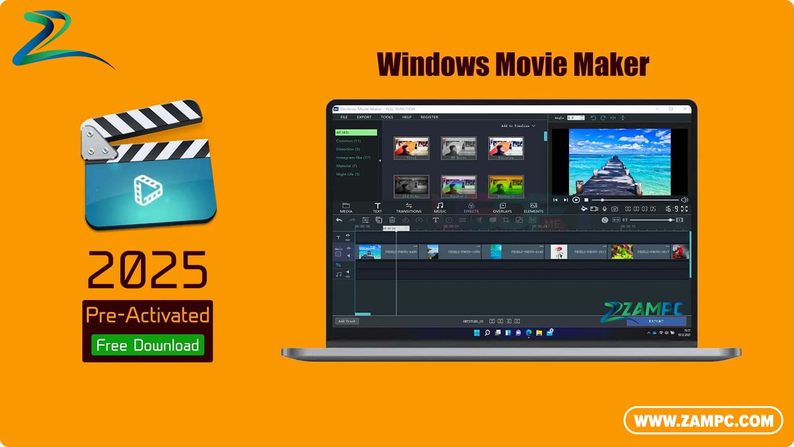 Windows Movie Maker ZamPC