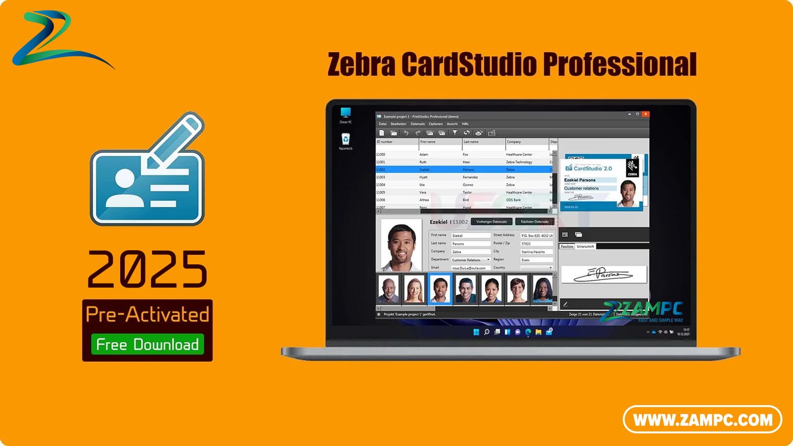 Zebra CardStudio Professional ZamPC